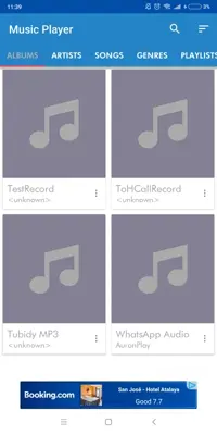 Music Player android App screenshot 3